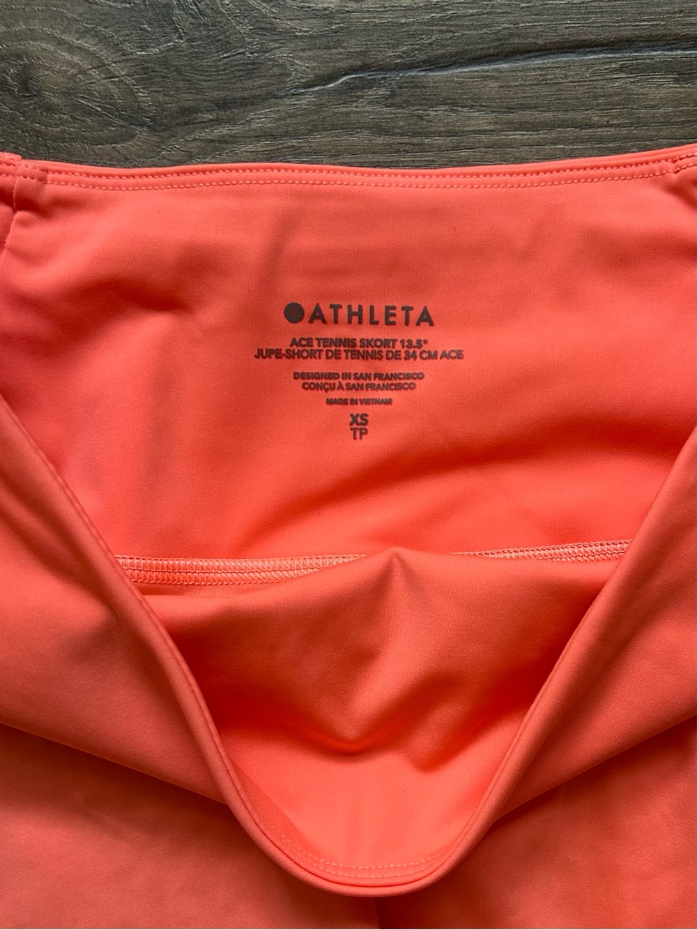 Athleta Coral Tennis Mini Skort - Picture 2 of 5